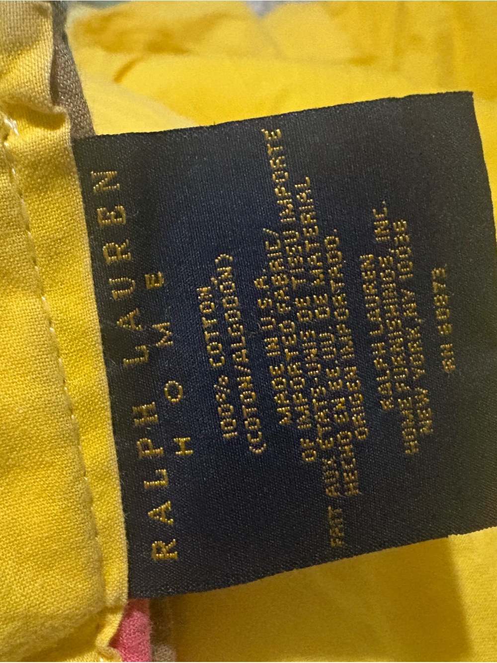 Ralph Lauren Madras Plaid reversible comforter Full/Queen - Picture 3 of 4